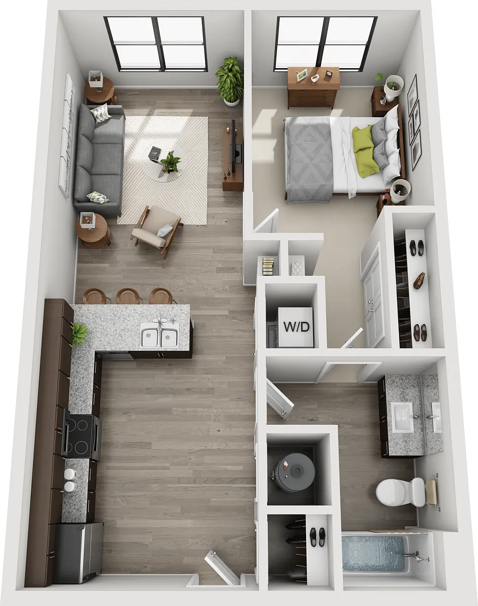 Floor plan Parker