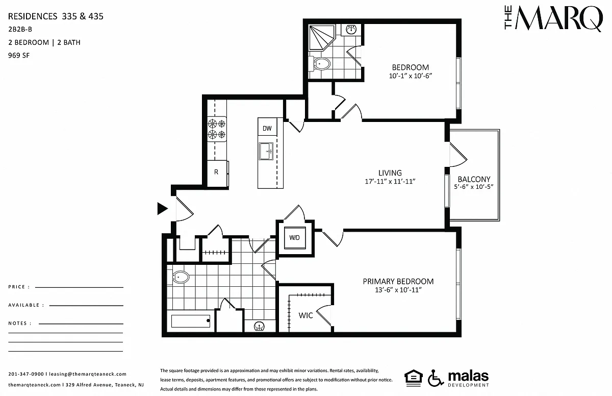 Floor plan 2B2B-B