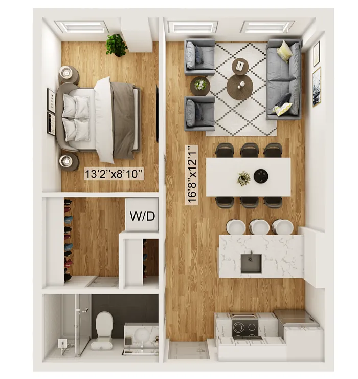 Floor plan Marshall