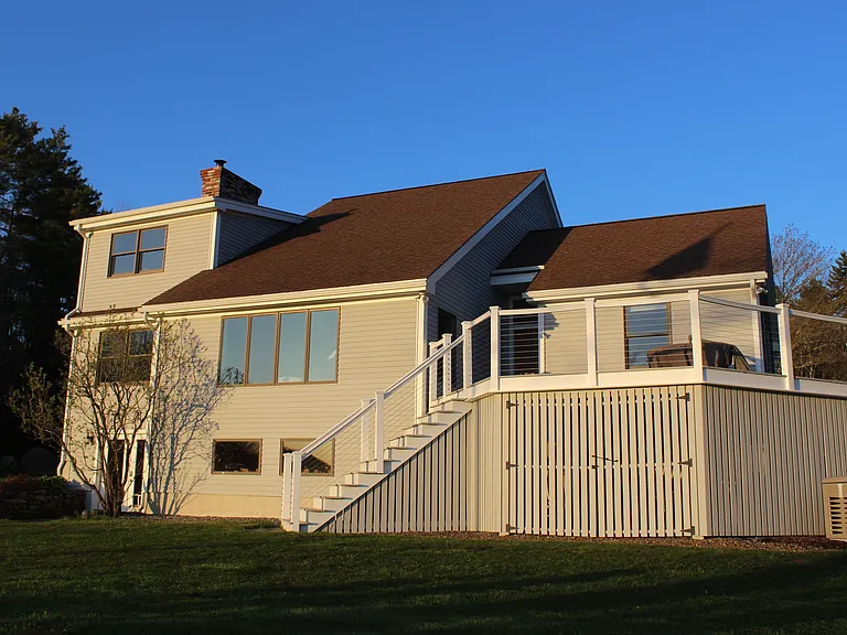 This is the waterside of the home