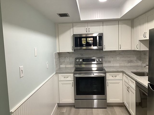 New appliances & granite.