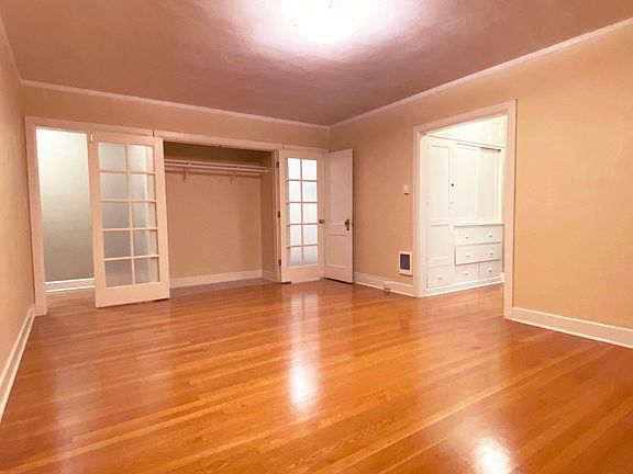 Left to Right: Entry with Coat Closet, French-Door Closet, Walk-in Closet, Built-in Linen Cabinets