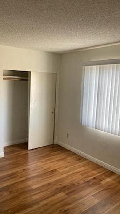 Bedroom facing closet