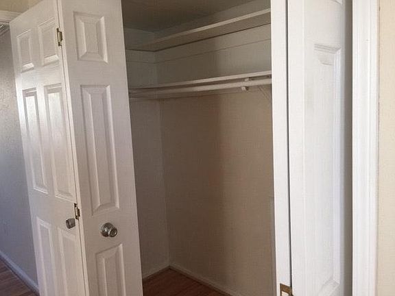 Good Size Closet in Bedroom and 
Linen closet in bathroom