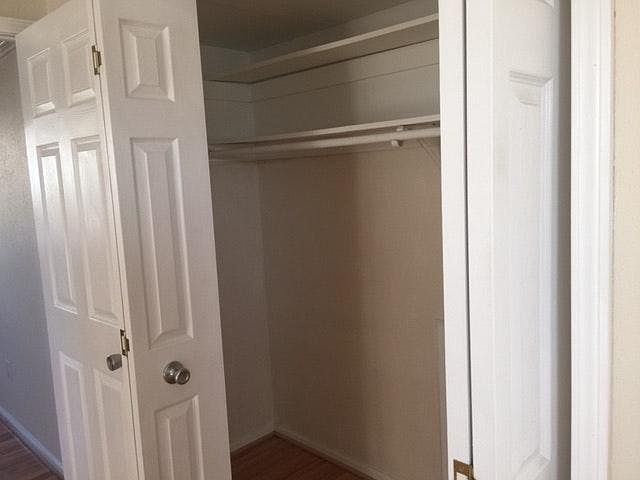 Good Size Closet in Bedroom and 
Linen closet in bathroom