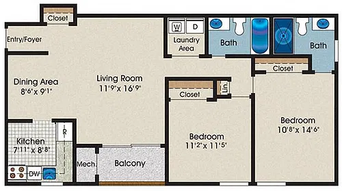 Floor plan Redbud