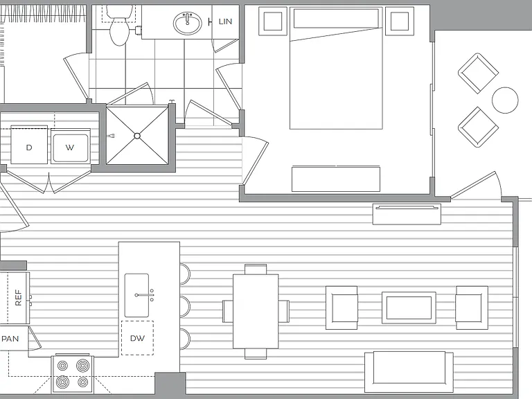 C: 1 bed / 1 bath C: 1 bed / 1 bath