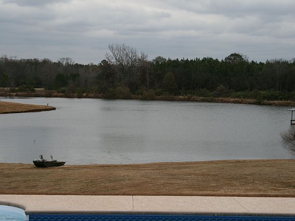 view of pond 