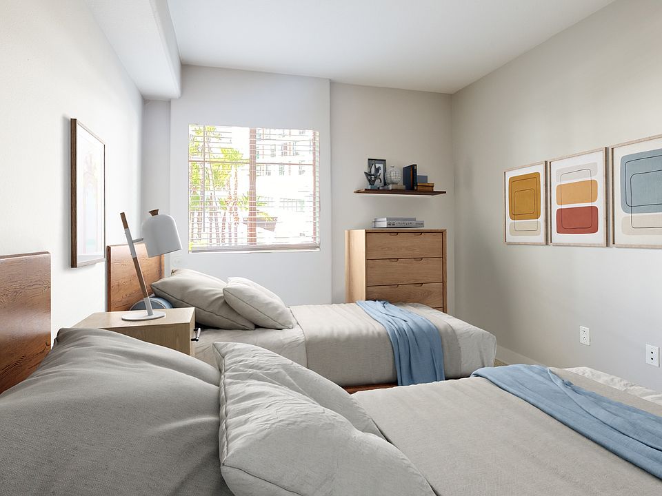 Bedrooms fit two twin beds