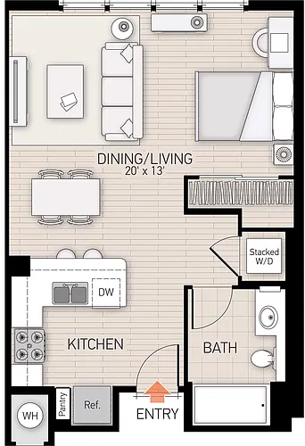 Floor plan River View VI - Plan A