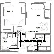 Floor plan 1 Bedroom