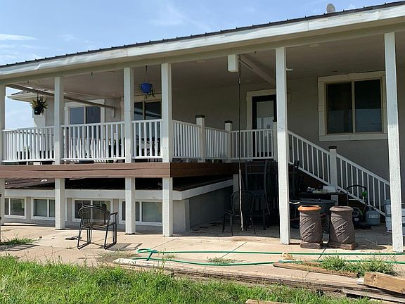 Back porch leading to backyard
