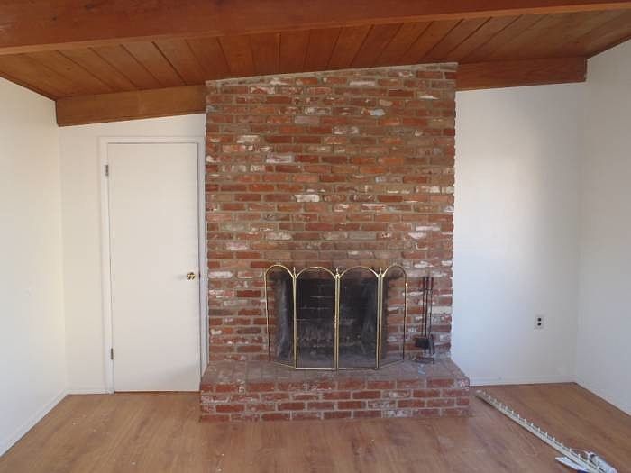 Beautiful Brick Fireplace