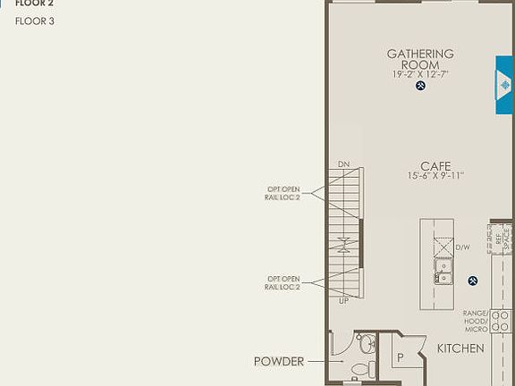 Residence II Floor Plan, Quick Move-In Home, Floor 2