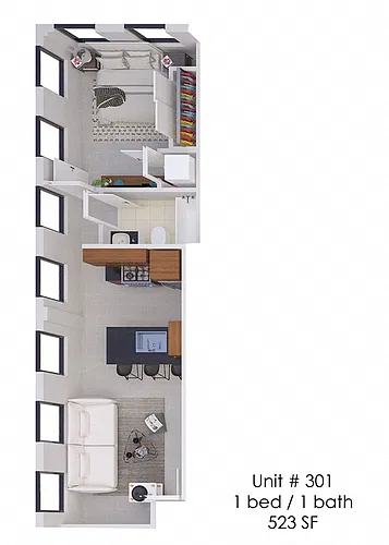 Floor plan 301