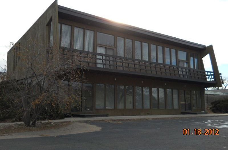 Unique design on this 2 -story commercial building.