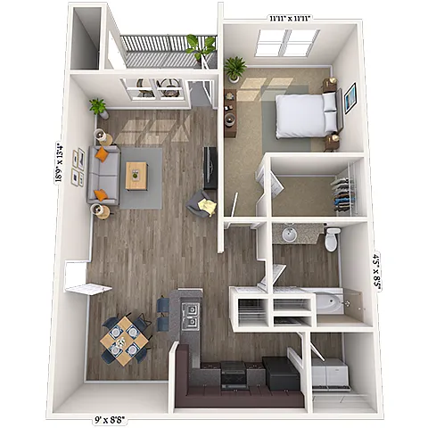Floor plan 11C