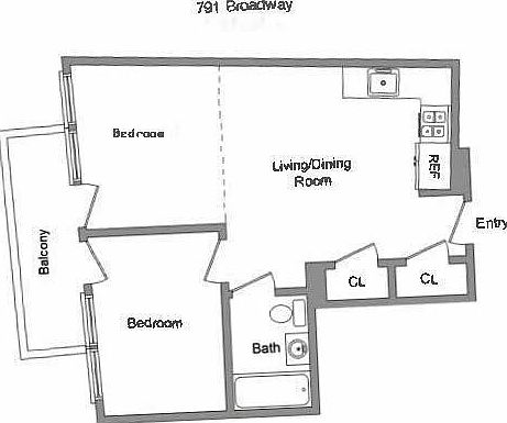 2nd image of 791 Broadway APT 201