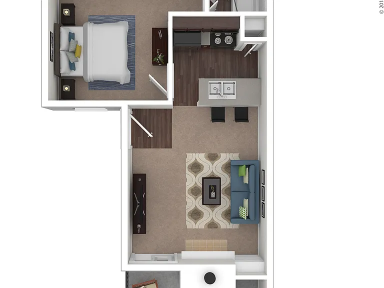 A1: Beds - 1: Baths - 1: SqFt Range - 471 to 471