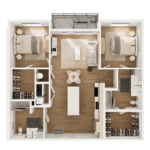 Floor plan B1A