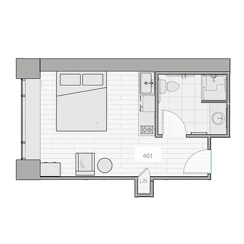 Floor plan Jefferson Microloft
