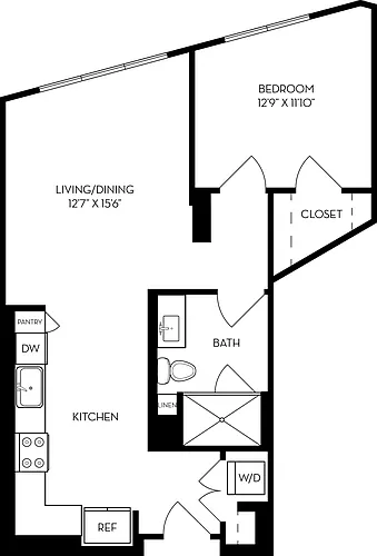 Floor plan 1B4