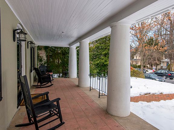 Welcoming front porch