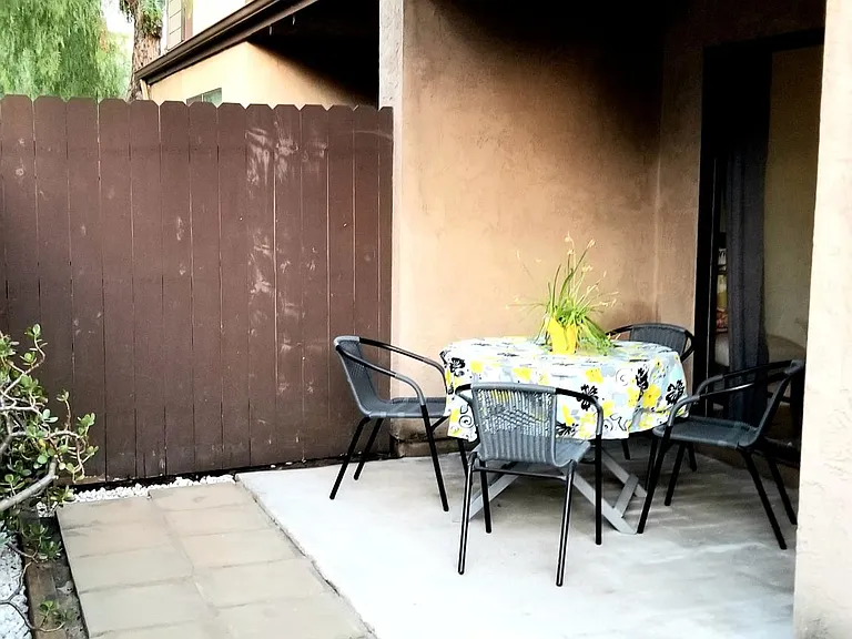 Enclosed patio