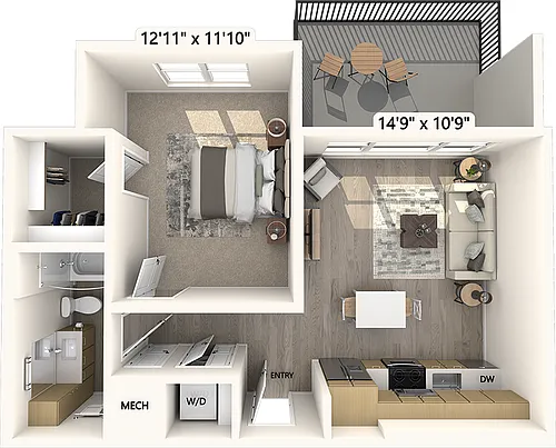 Floor plan A2a