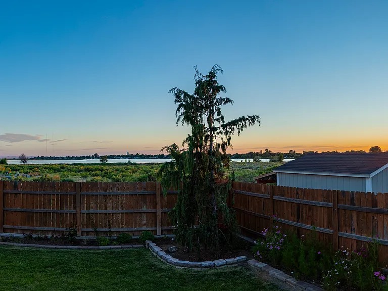 View from deck