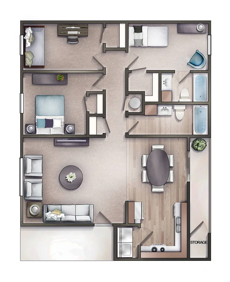 Floor plan Oak