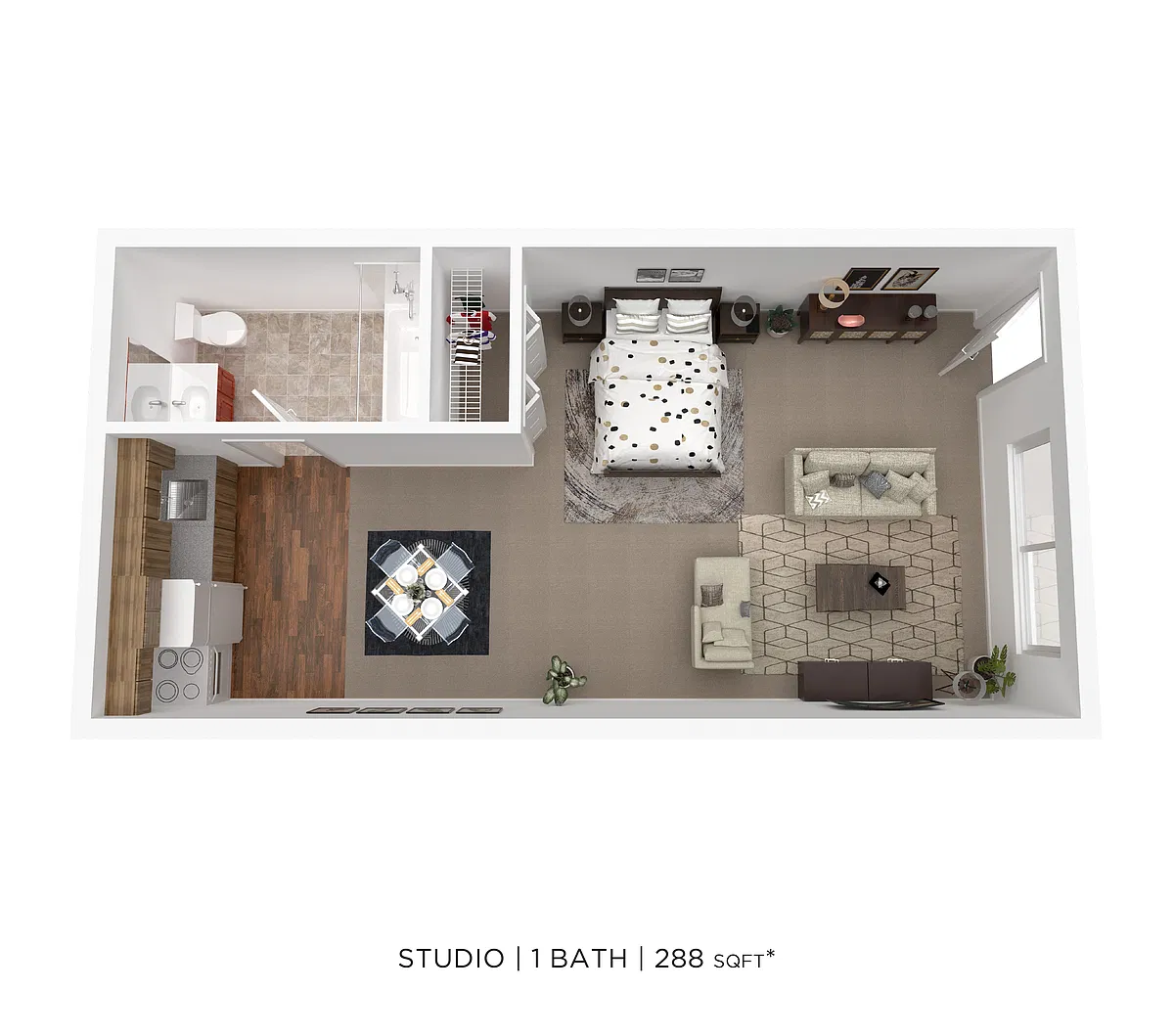 Floor plan Studio