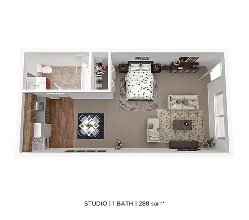 Floor plan Studio