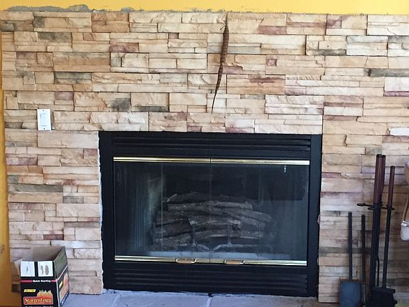 Extra large fireplace 