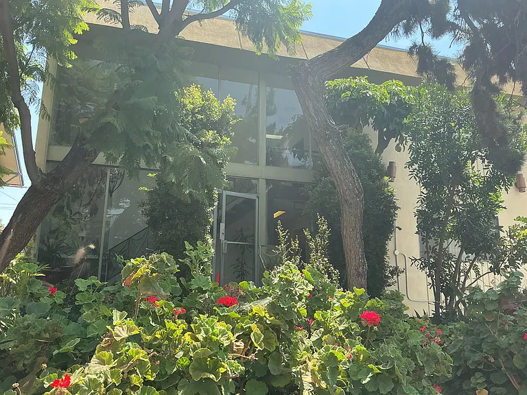 Front entry to the building
