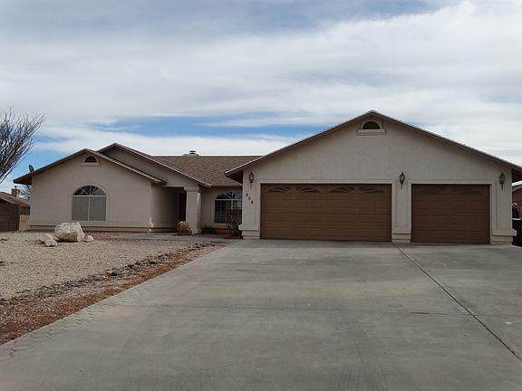 Driveway and 3 car garage
