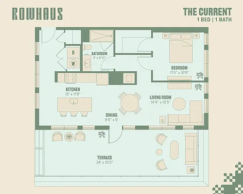 Floor plan The Current