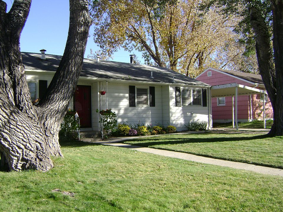 Front yard and carport