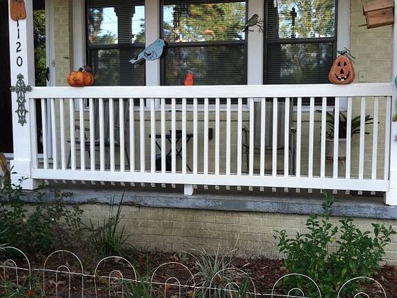 Porch Railings added
