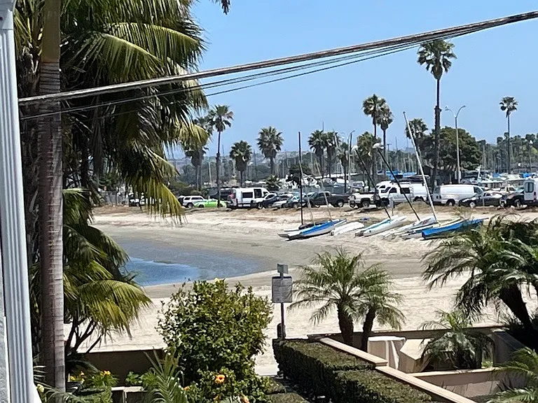Bayside view from the deck
