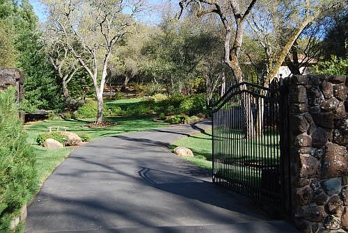 Private gated entrance