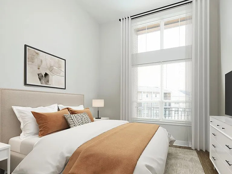 Signature Collection bedroom with hard surface flooring