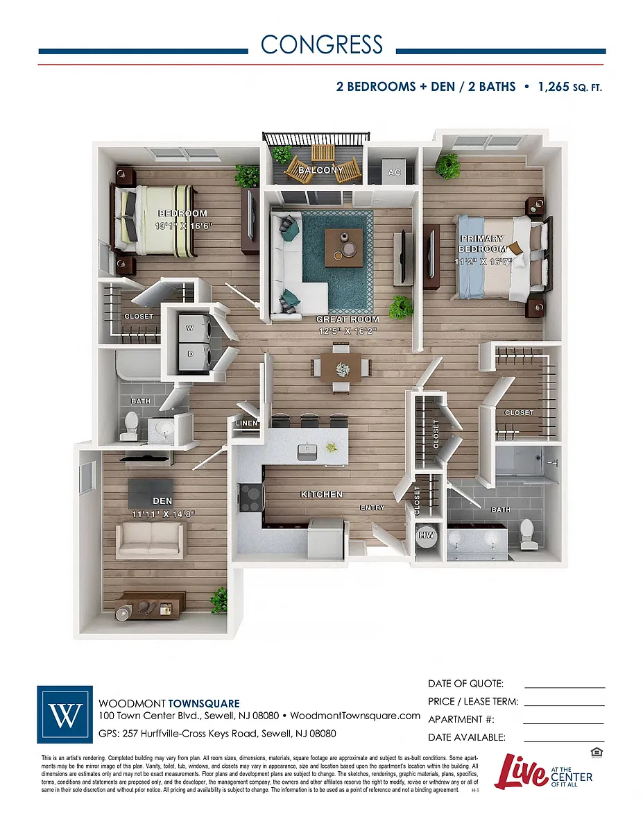 Floor plan Congress