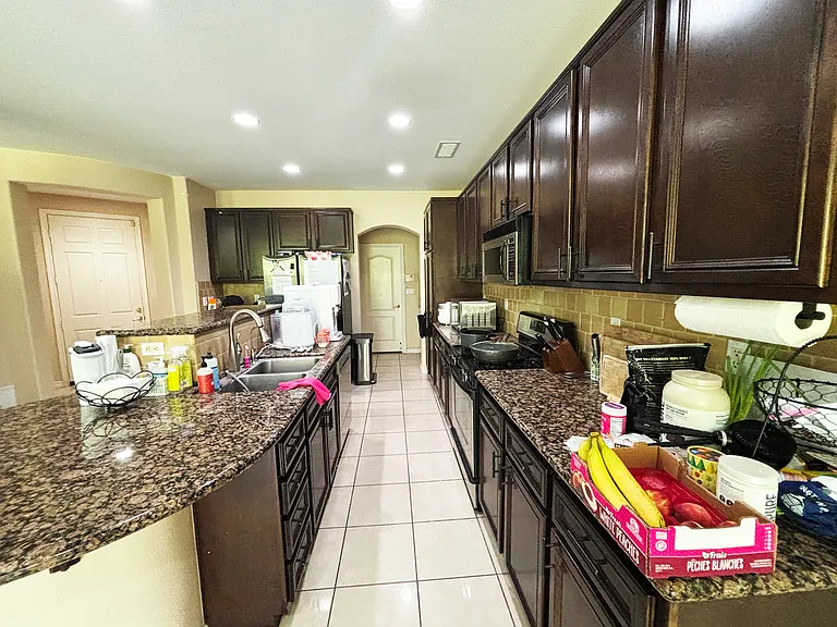 Kitchen with Granite Countertops