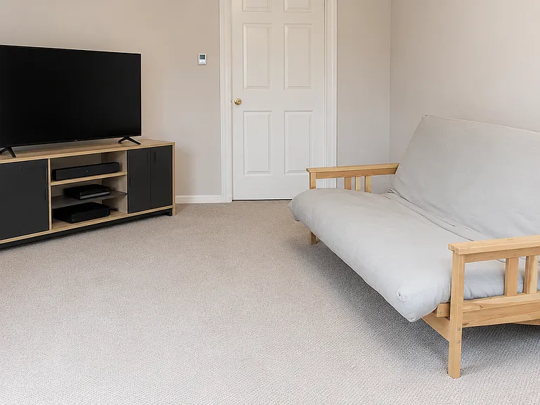 Lower floor living room.