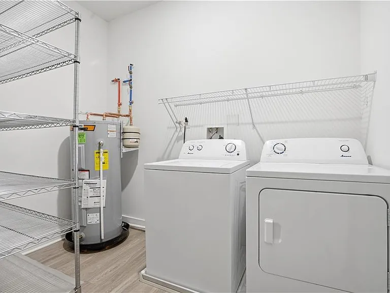 In suite laundry, dryer and storage