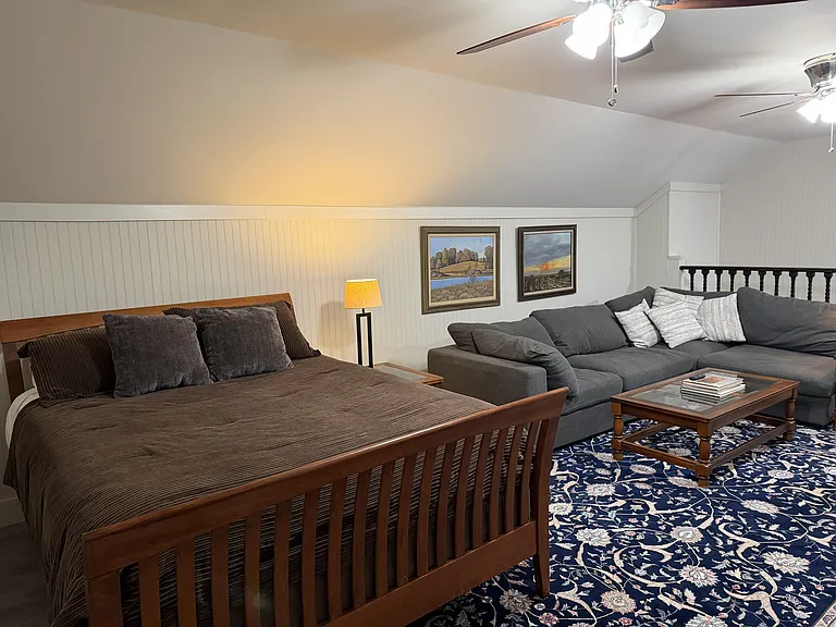 Spacious loft area.