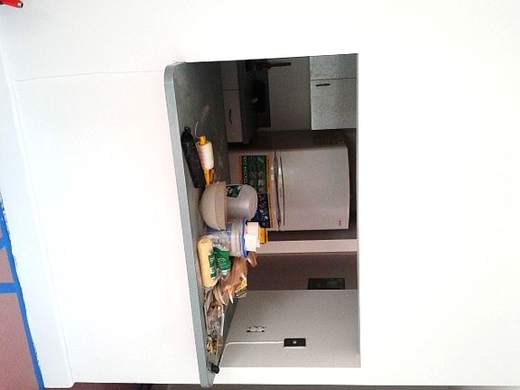 front of kitchen