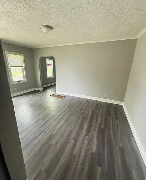 Living Room from Bedroom Hallway