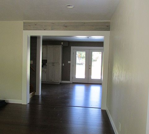 Front door entry view